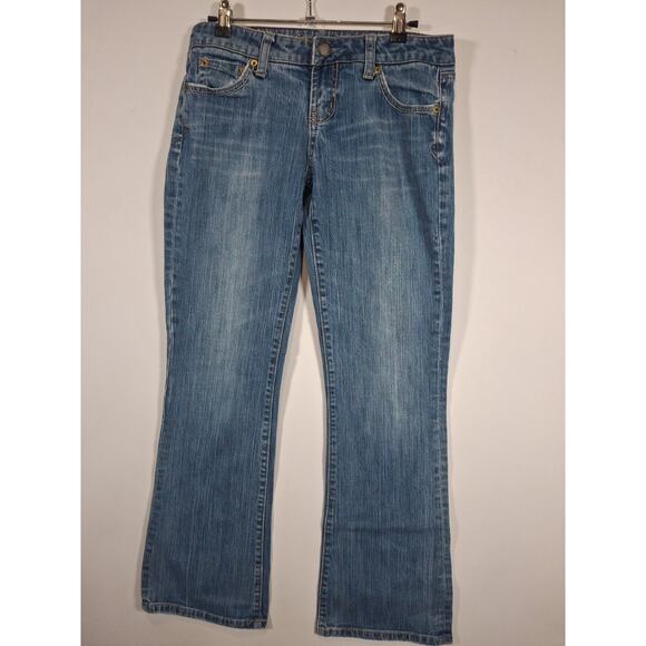 American Eagle Jeans Womens 4 Short Bootcut Denim - Picture 1 of 6